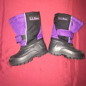 GIRLS LL BEANS BOOTS SIZE 7
